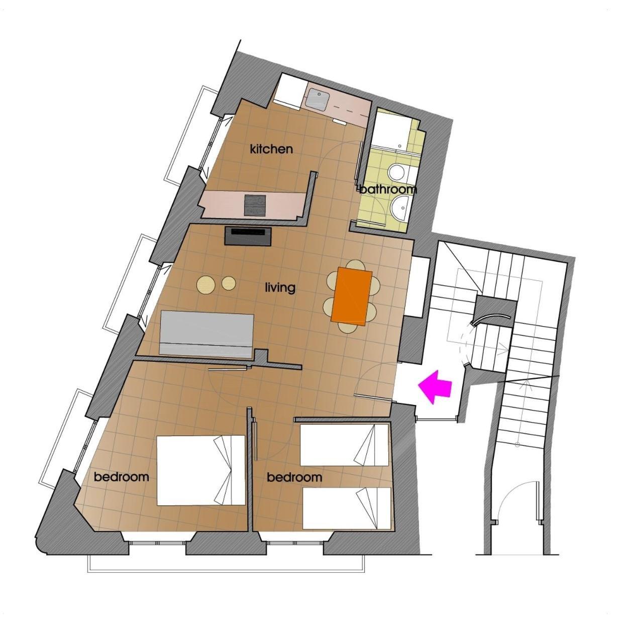 Homeyseville- Bright Apartment At Santa Cruz 6 Pax, Parking Optional Екстер'єр фото